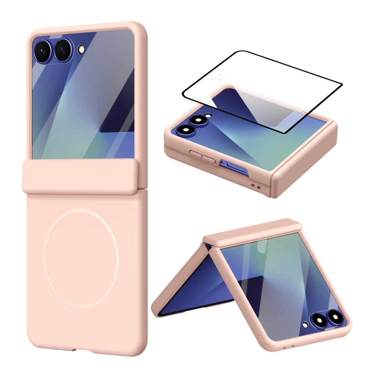 Samsung Galaxy Z Flip 7 Magnetic Case with Screen Protector