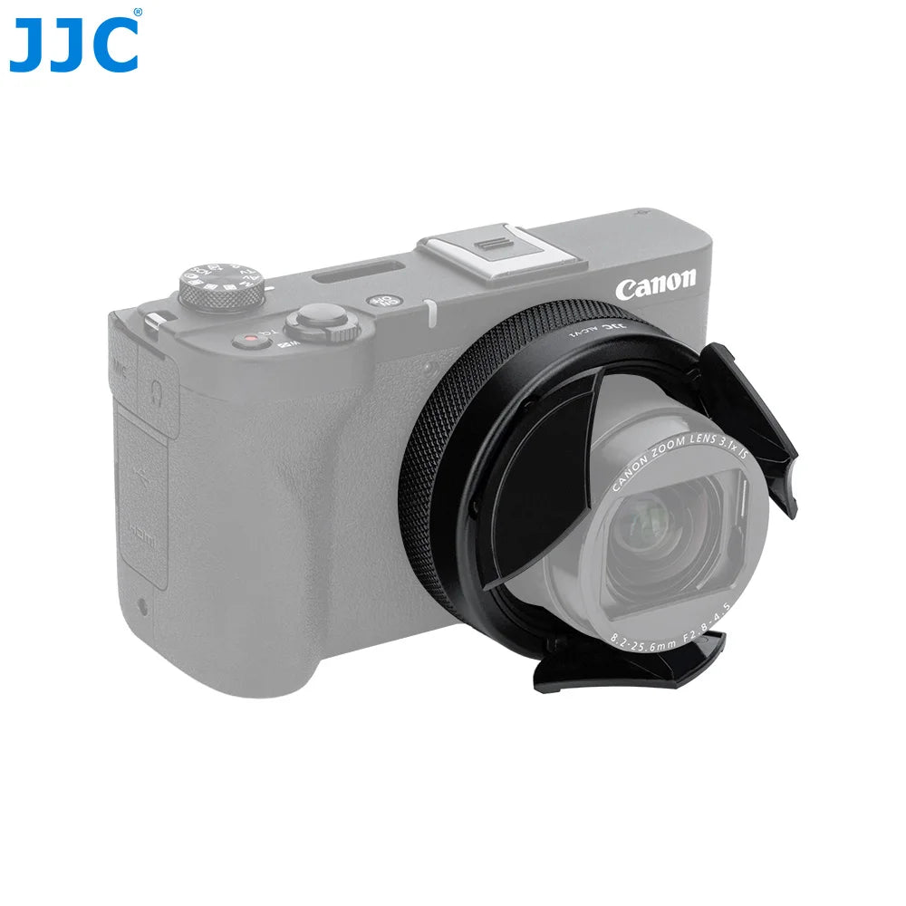 JJC Rotating Auto Lens Cap for Canon PowerShot V1