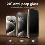 Anti-Spy Privacy Glass Screen Protector for iPhone 17 Series