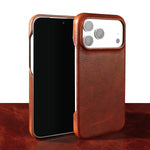 Vintage Genuine Leather Case for iPhone 17 Series