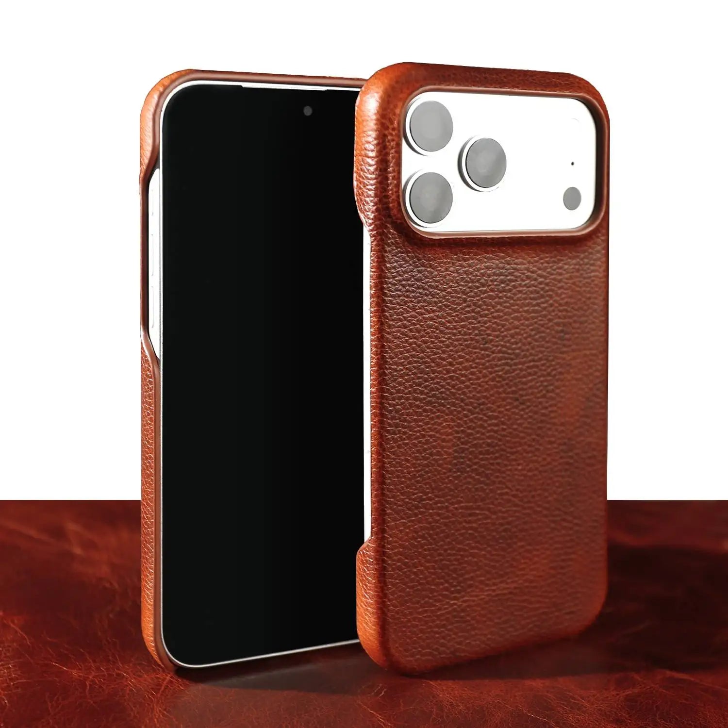 Vintage Genuine Leather Case for iPhone 17 Series