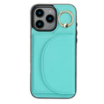 iPhone 16 Series Leather Wallet Case with Card Holder & Ring Kickstand