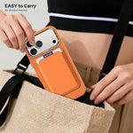 Slim Business MagSafe Case with Detachable Card Holder for iPhone 17 Series