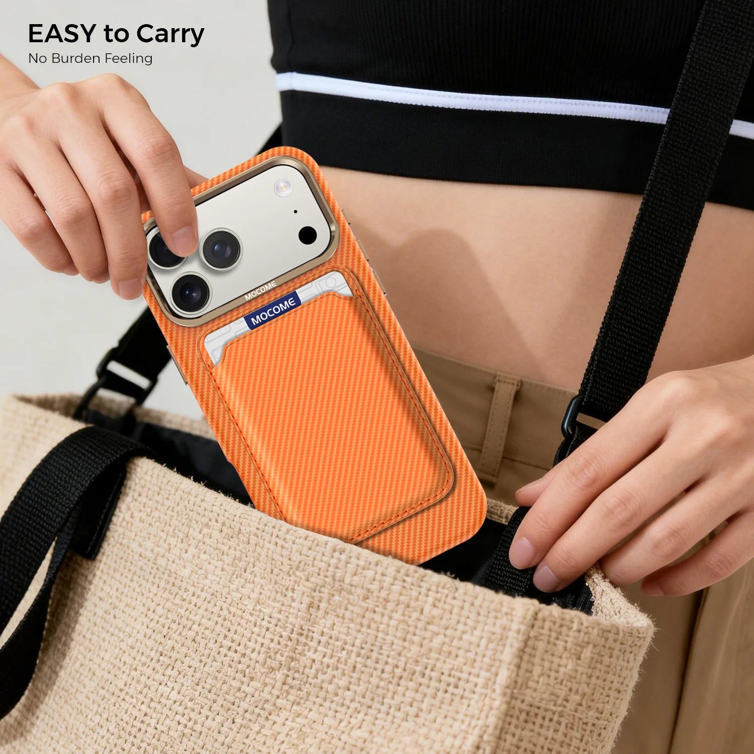 Slim Business MagSafe Case with Detachable Card Holder for iPhone 17 Series