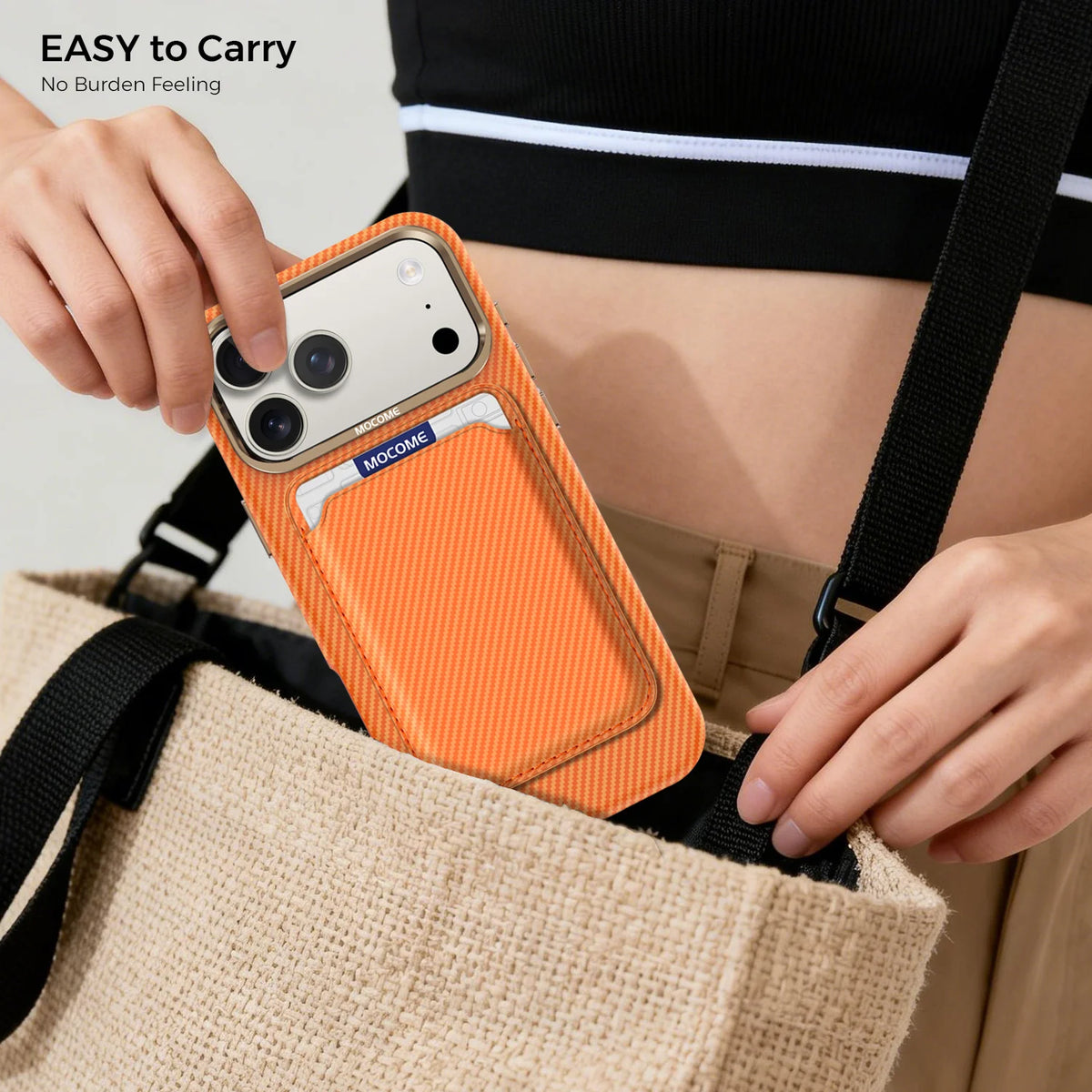 Slim Business MagSafe Case with Detachable Card Holder for iPhone 17 Series