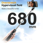 Fonken Portable Selfie Stick & Tripod with Bluetooth Remote