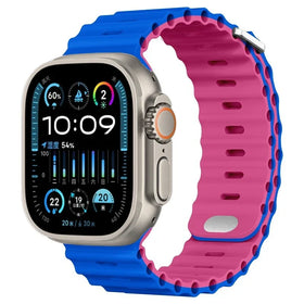 Perforated Silicone Band with Water Drainage for Apple Watch