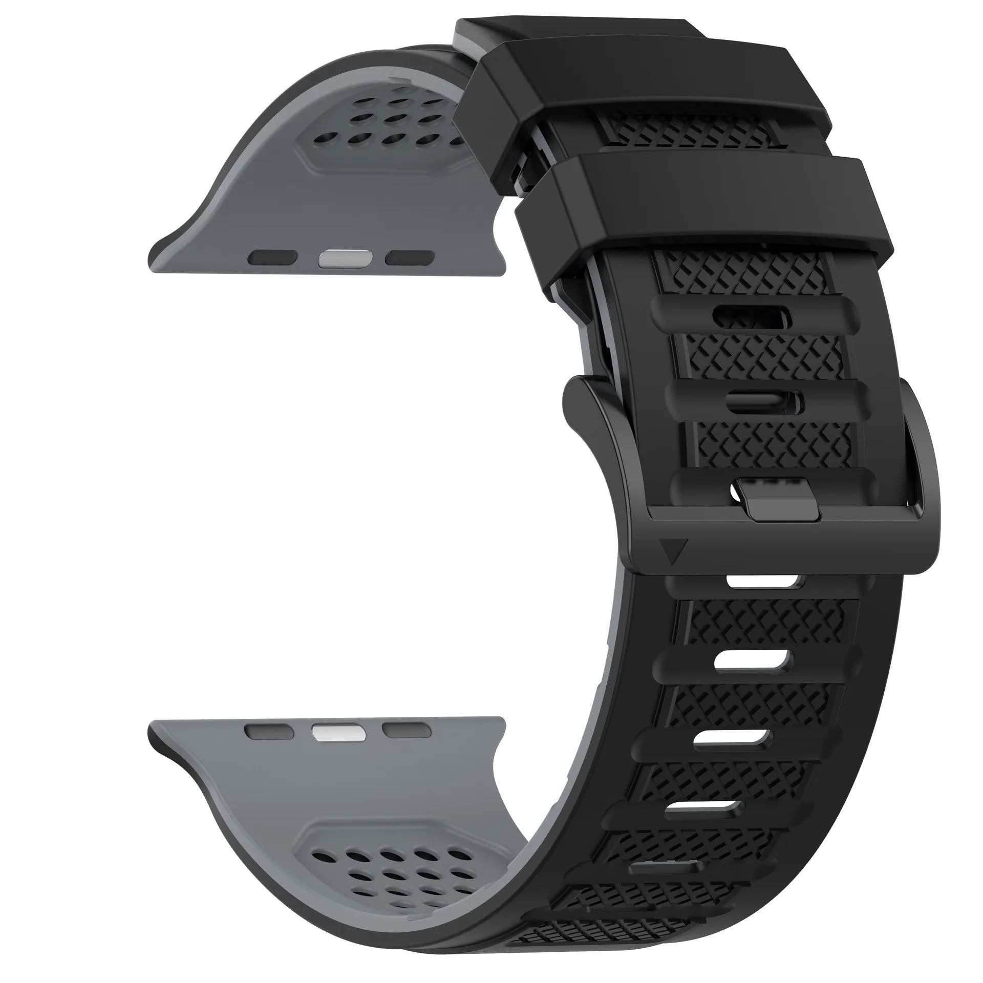 Durable Dual-Color Silicone Sport Band for Apple Watch