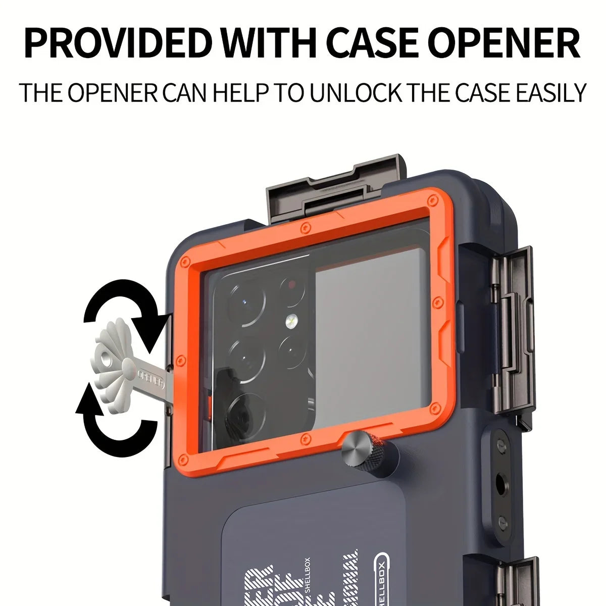 Waterproof Phone Case with Lanyard for Diving up to 15m