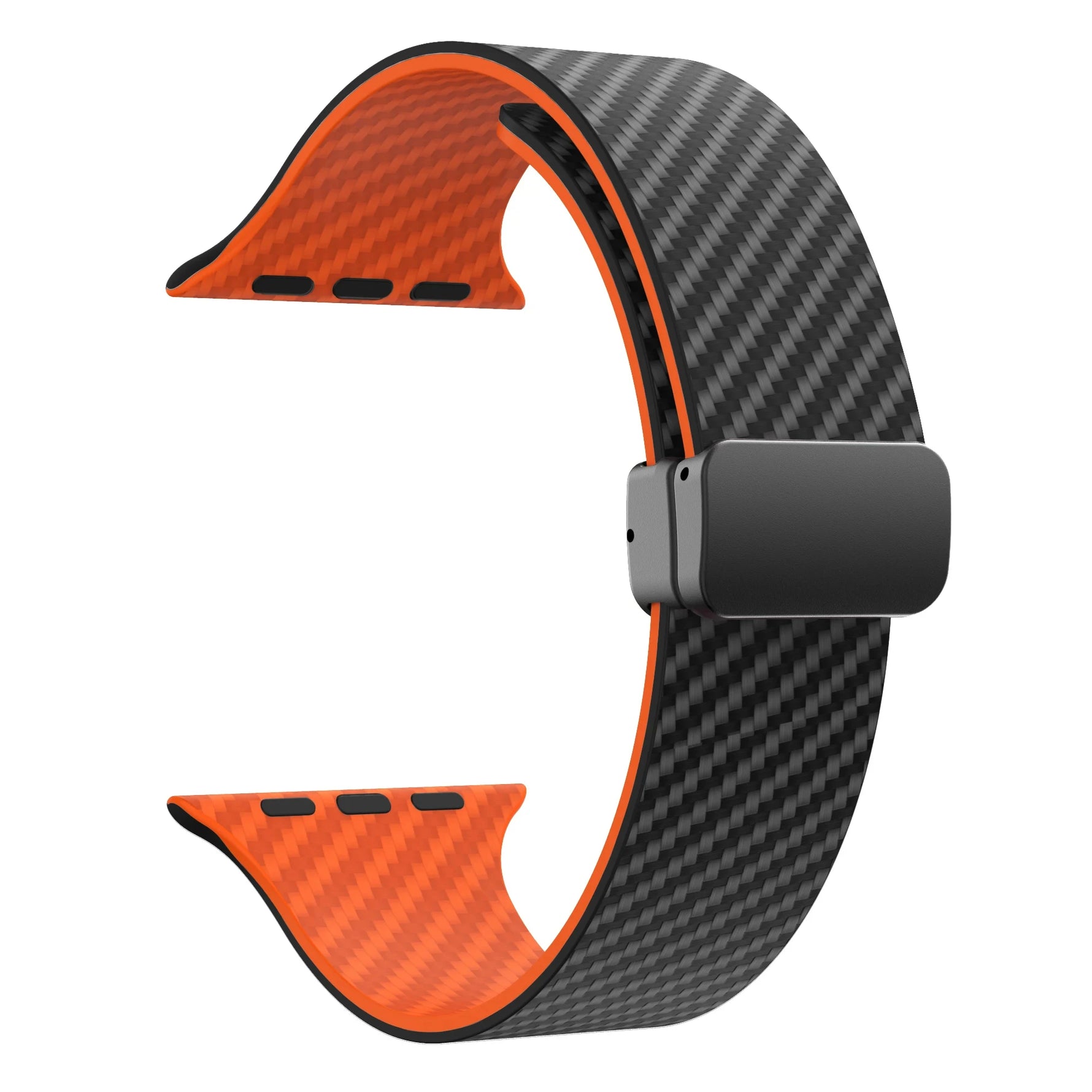 Carbon Fiber Pattern Magnetic Strap for Apple Watch