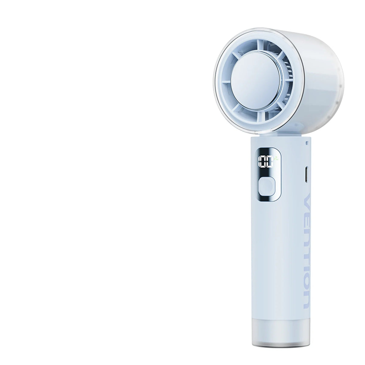 Vention Foldable Handheld Fan with LED Display and Lanyard