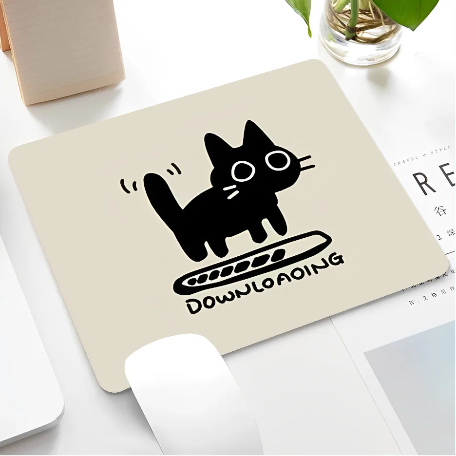 Black Cat Themed Mousepad