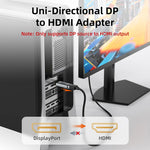 CABLETIME 4K 60Hz DisplayPort to HDMI Adapter