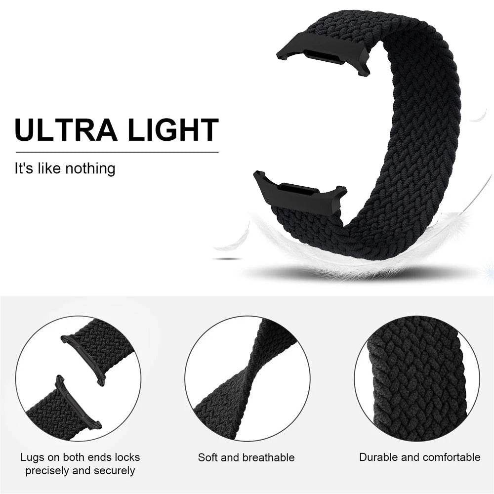 Braided Nylon Solo Loop for Samsung Galaxy Watch Ultra