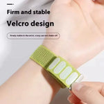 Elastic Nylon Watch Band with Velcro Adjustment Strap for Google Pixel Watch 4