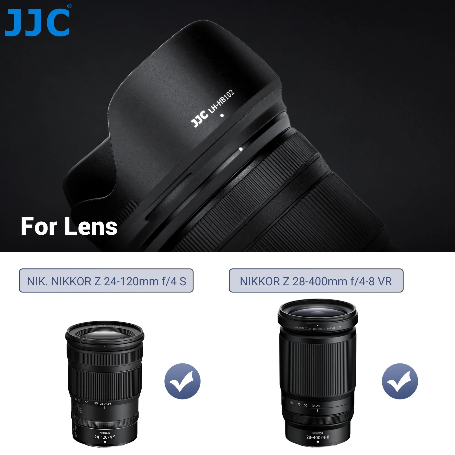 JJC 77mm Lens Hood for Nikon Z 24-120mm & 28-400mm