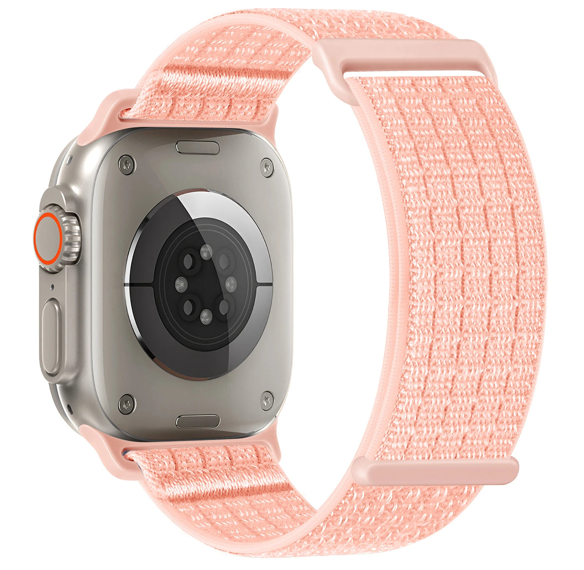 Breathable Woven Nylon Band with Hook-and-Loop Fastener for Apple Watch