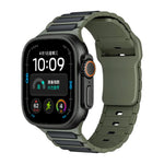 Silicone Quick-Release Band with Segmented Link Design for Apple Watch