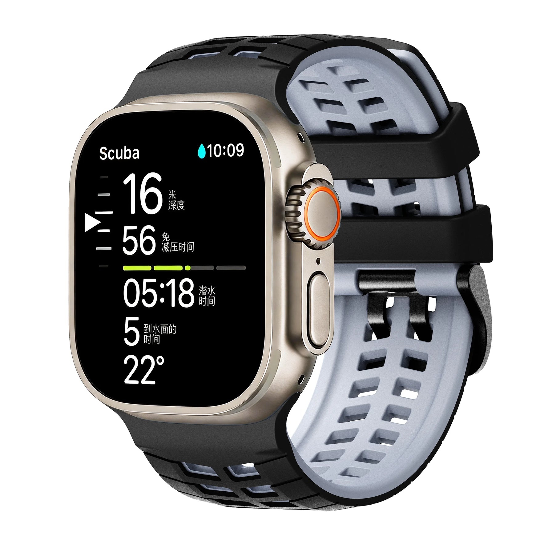 Perforated Silicone Sport Strap for Apple Watch