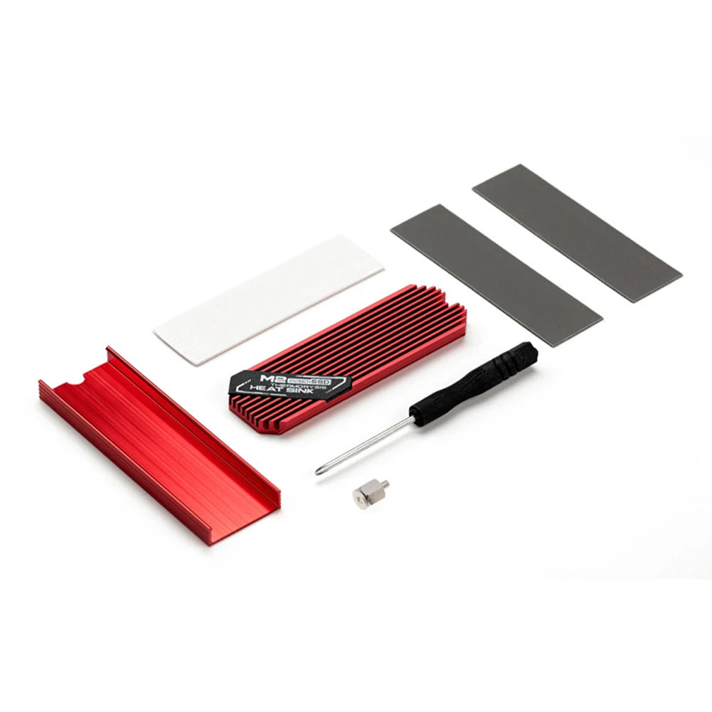 Reduce Temperature M.2 2280 SSD Cooler with Thermal Pad