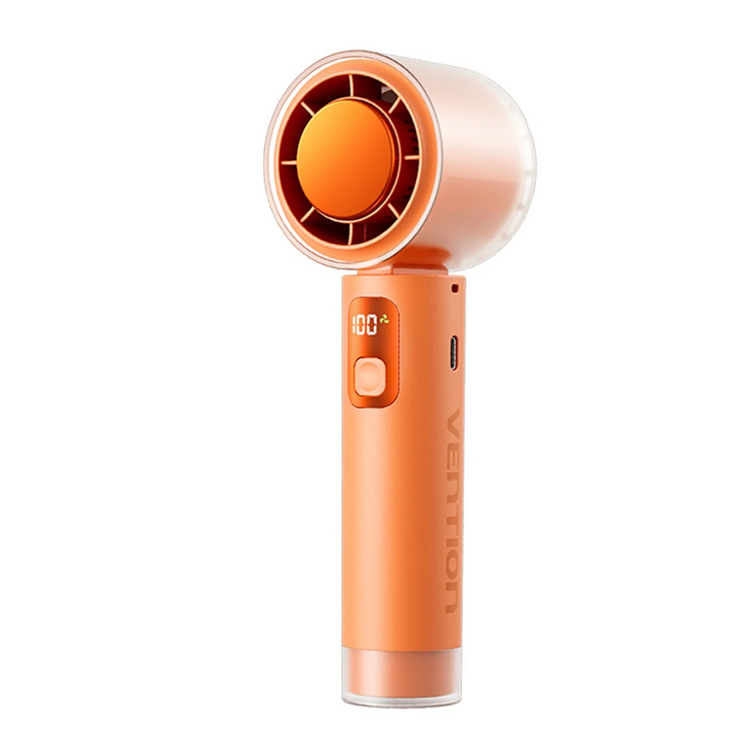 Vention Foldable Handheld Fan with LED Display and Lanyard