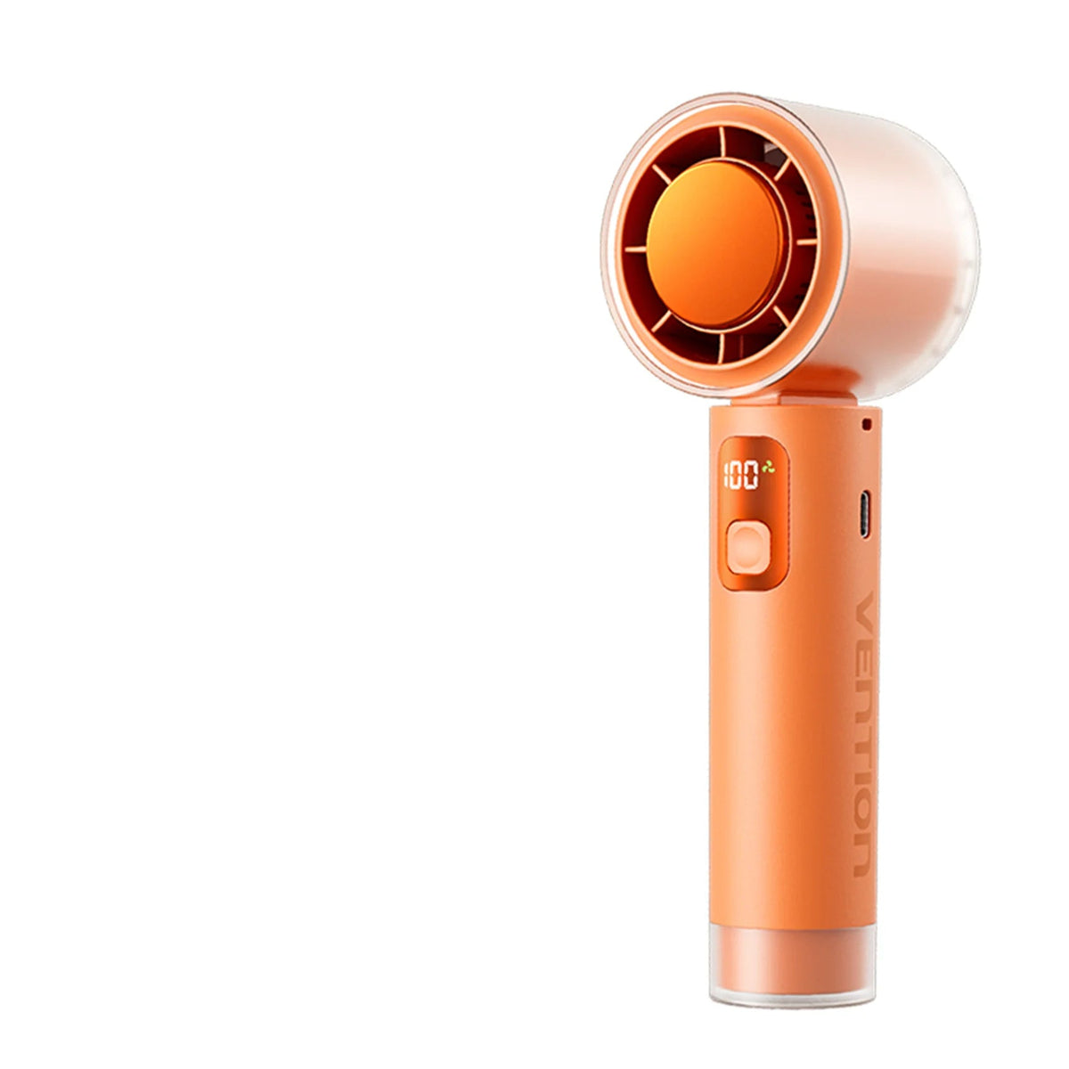Vention Foldable Handheld Fan with LED Display and Lanyard