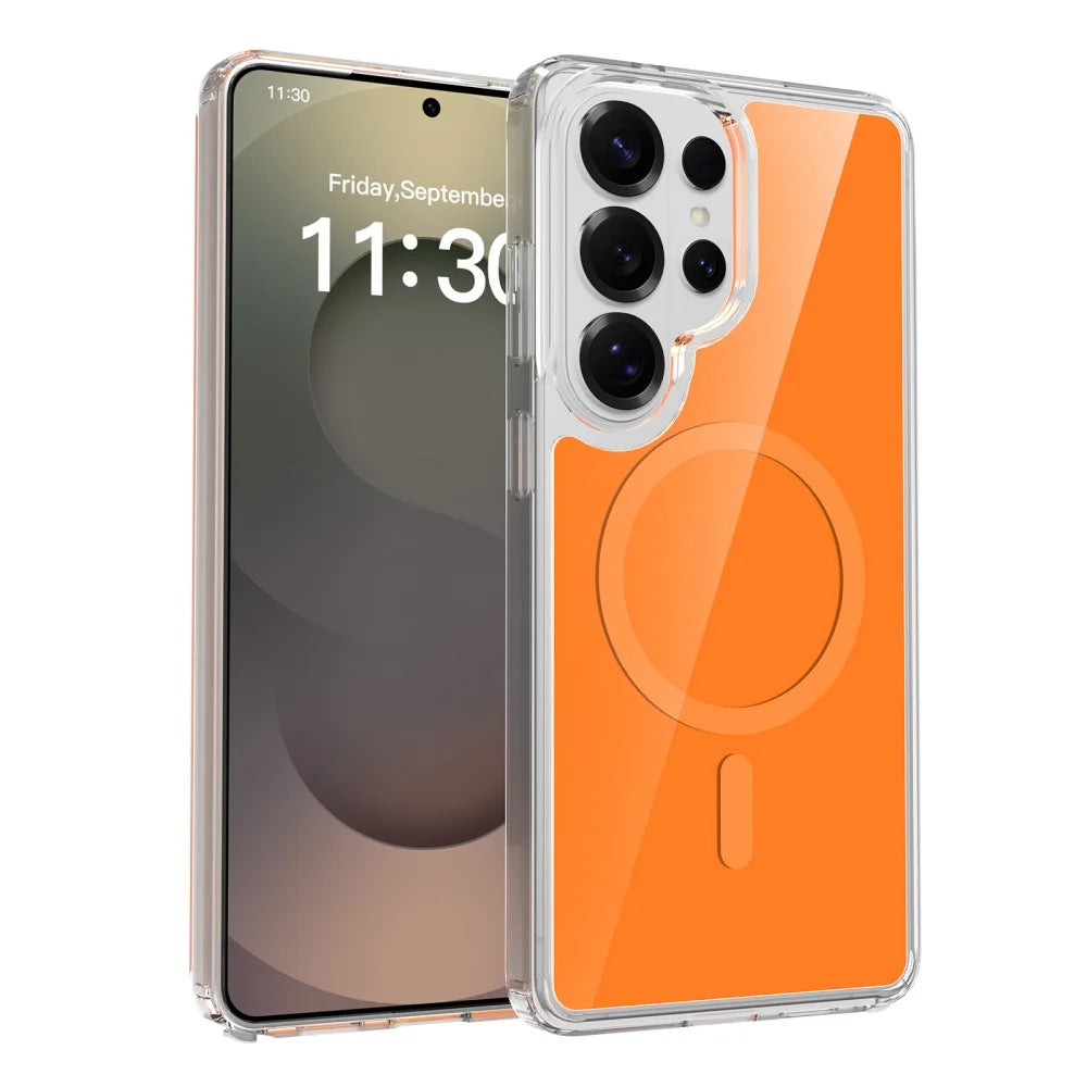 Shockproof Transparent Magnetic Case for Samsung Galaxy S26 Series