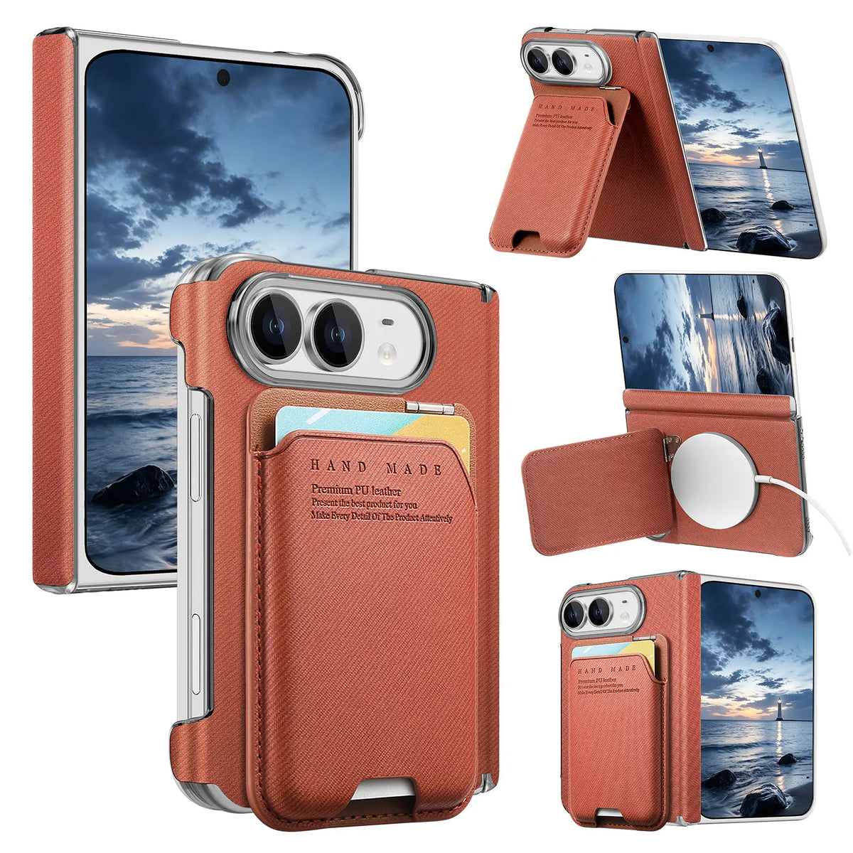 Card Holder Case with Multi-Angle Stand for iPhone Duo