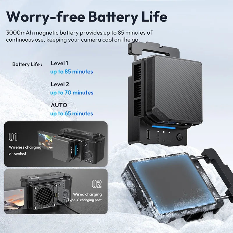 Ulanzi CUO1 Magnetic Heat Dissipation Protective Shell with Semiconductor Camera Cooler