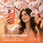 Transparent MagSafe Case with Shock-Absorbing Bumper Frame for iPhone 18 Series
