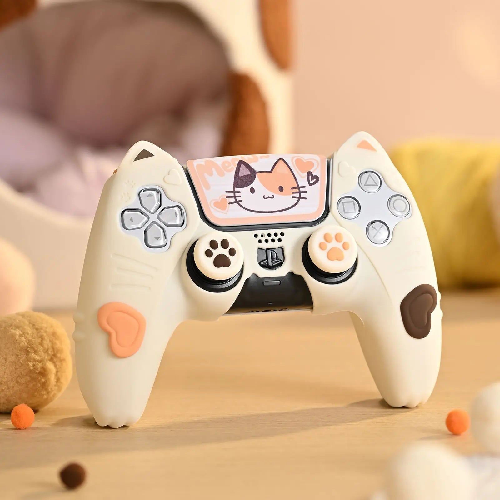 Calico Cat Silicone Case for PlayStation 5 Controller