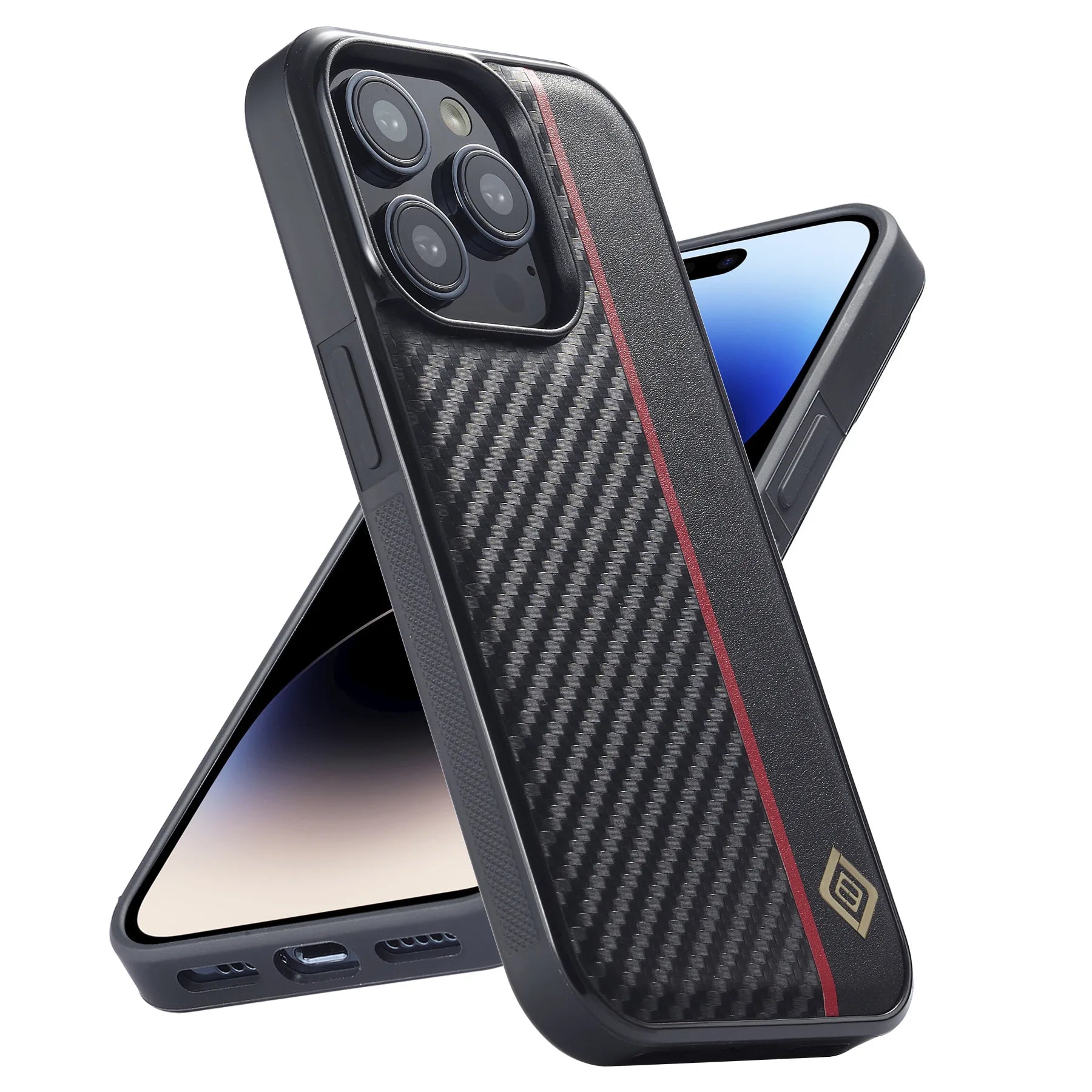 Luxury Leather Shockproof Phone Case for iPhone 15 Series