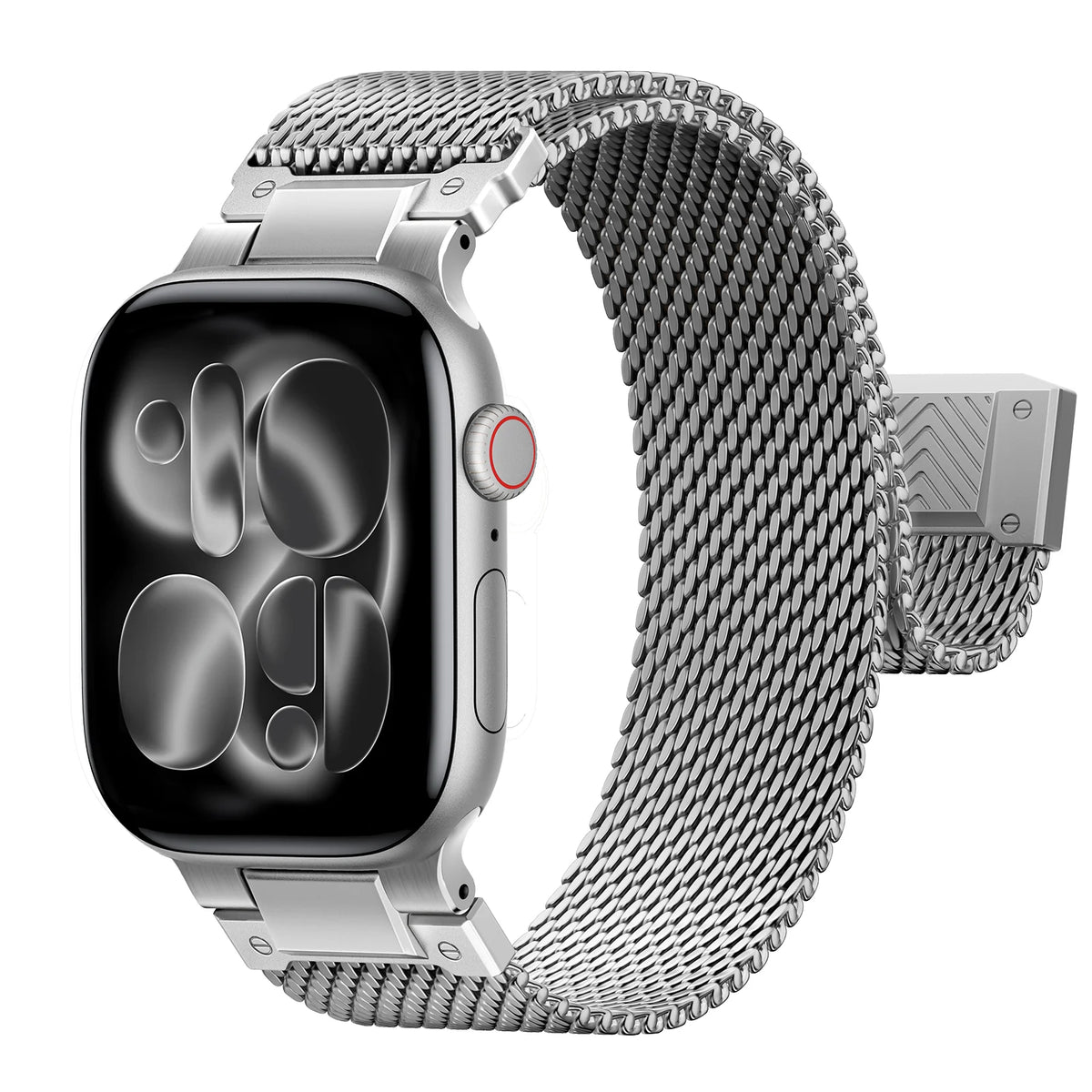 Stainless Steel Mesh Band with Magnetic Buckle for Apple Watch