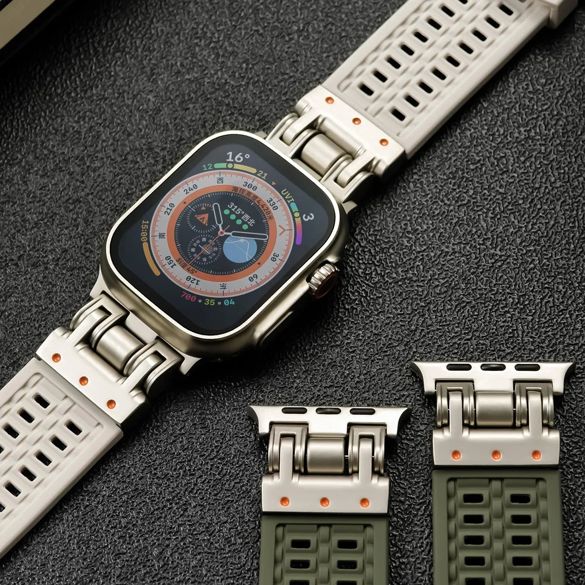 Sports Breathable Soft Silicone Band for Apple Watch