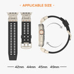 Breathable Soft Silicone Sports Strap for Apple Watch