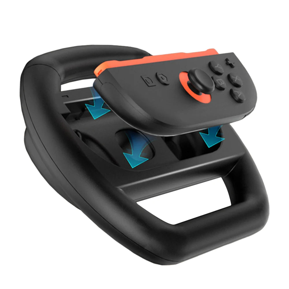 4-Piece Racing Wheel Controller Set for Nintendo Switch 2 Joy-Con
