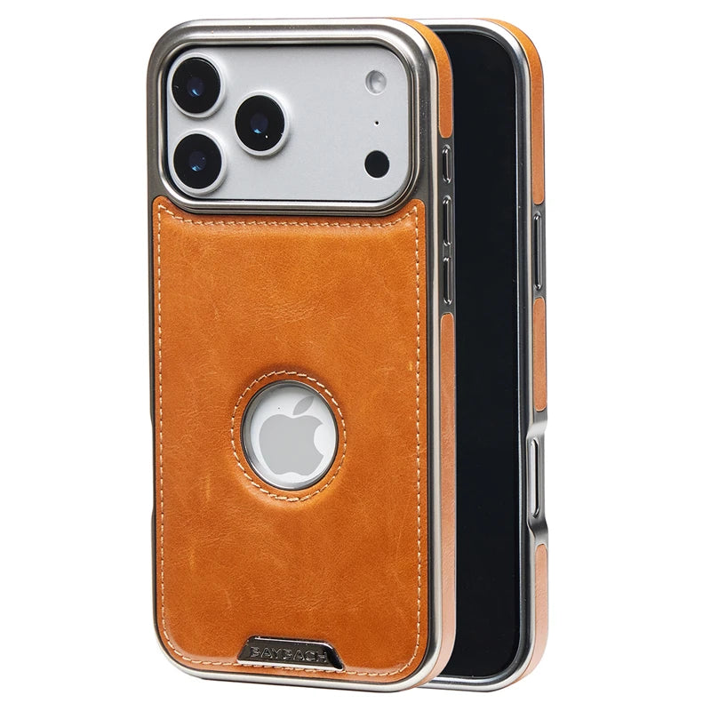 Business-Style Leather MagSafe Case for iPhone 17 Series