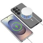 Ultra-Thin Magnetic Metallic Leather Case for Samsung Galaxy S25 Ultra