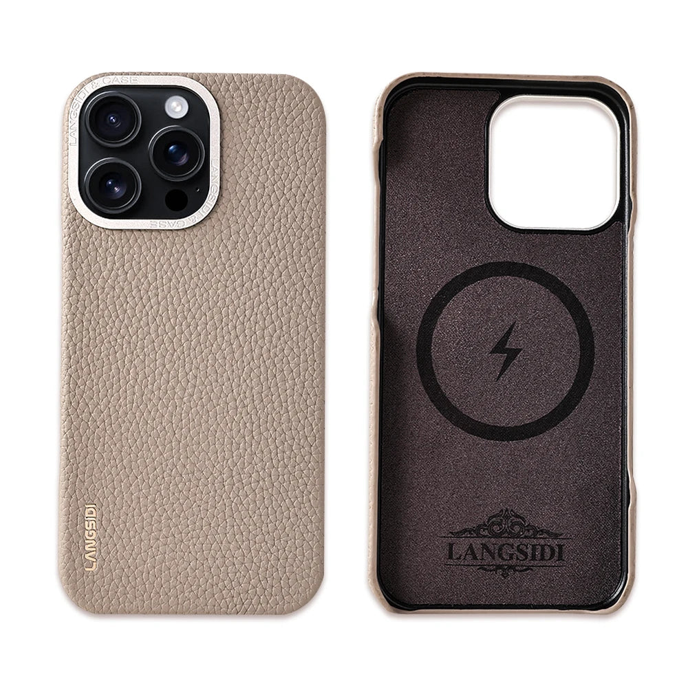 Genuine Leather MagSafe Case for iPhone 16 Pro / iPhone 16 Pro Max