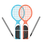 2-Pack Tennis Racket Controller Grips with Wrist Straps for Nintendo Switch 2