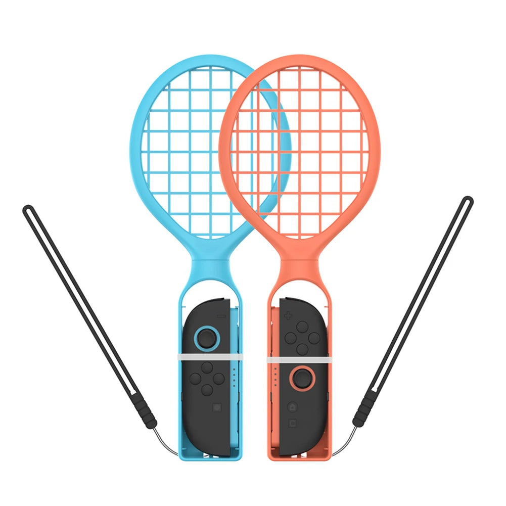 2-Pack Tennis Racket Controller Grips with Wrist Straps for Nintendo Switch 2