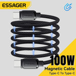 Essager PD 100W Magnetic Suction Type C to Type C Fast Charging Cable