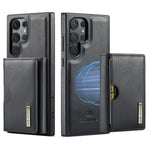 Samsung Galaxy S25 Series Magnetic Wallet Case with RFID Blocking Card Holder