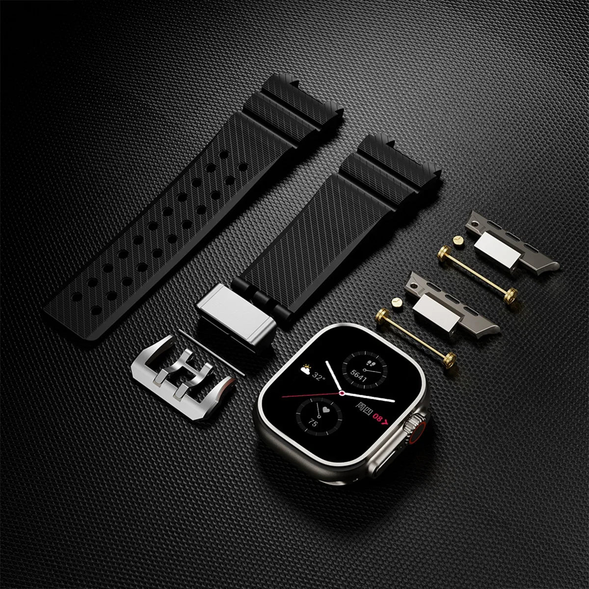 Luxury Sport Rubber Strap for Apple Watch