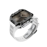 Luxury Stainless Steel Case & Silicone Strap Modification Kit for Apple Watch Series 10 (46mm)