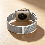 Quilted Nylon Velcro Watch Band for Apple Watch
