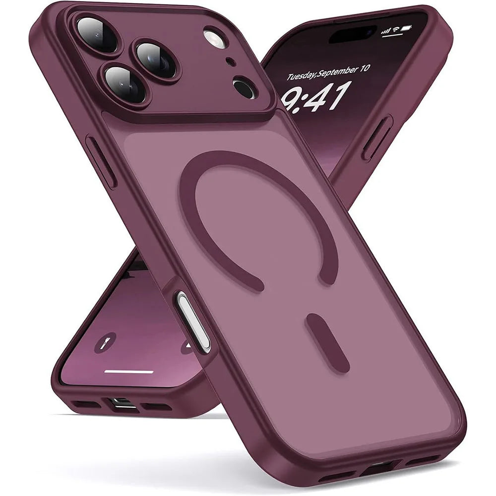 Shockproof MagSafe Case with Corner Airbag Protection for iPhone 17 Series
