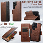 Samsung Galaxy S26 Ultra Detachable Leather Wallet Phone Case