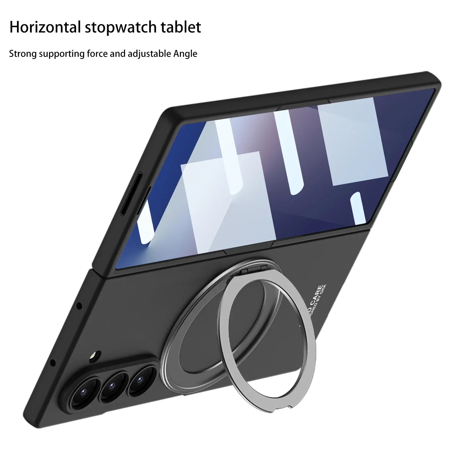 Samsung Galaxy Z Fold7 Magnetic Phone Case with 360° Rotating Bracket