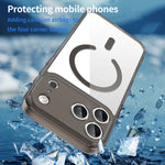 MagSafe Compatible Transparent Acrylic Case for iPhone 17 Series